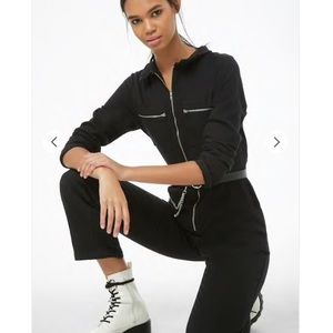 Black Utility Jumpsuit